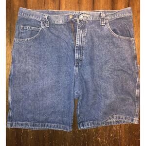 Vintage Wrangler Men's Size 40 Carpenter Denim Jean Shorts 64WC2ZL